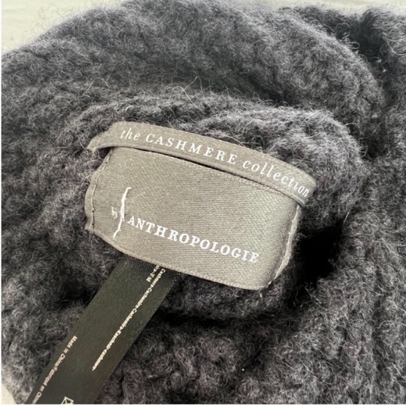 Anthropologie Cashmere Hat - Cashmere Collection Beanie Hat, Gray - Picture 6 of 7